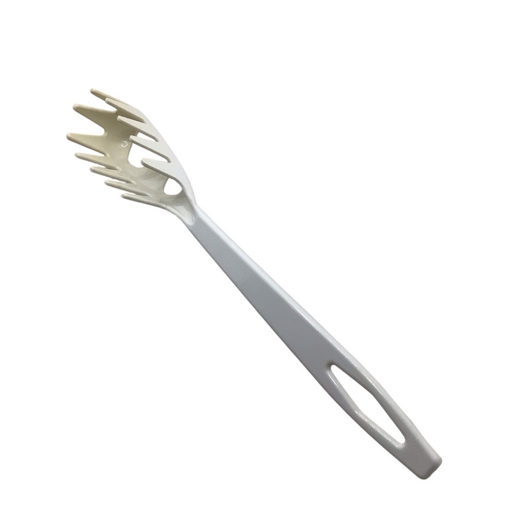 Vintage Tailor Made #3 Spaghetti Pasta Fork White 11” Serving Utensil - Picture 12 of 12